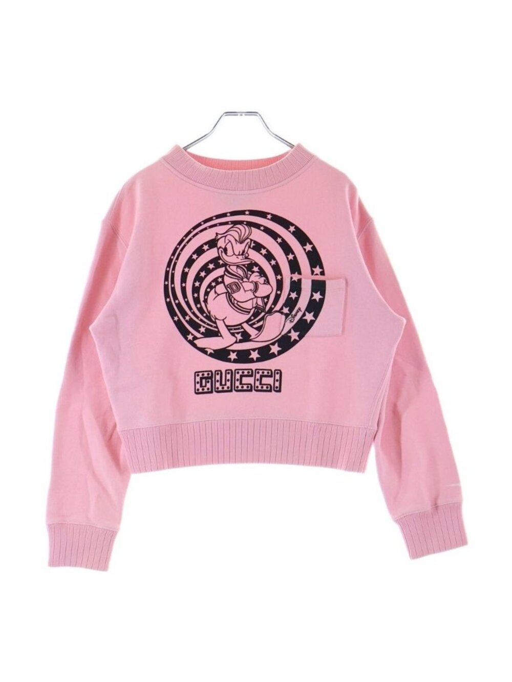 Gucci Disney Sweatshirt Donald Duck Crew Neck Pink